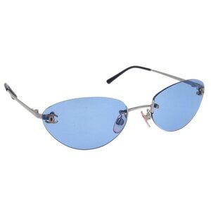 Chanel Sunglasses Eyewear Blue Small Good L3738021 53□19 165785